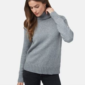 NWT Tentree turtleneck wool blend sweater